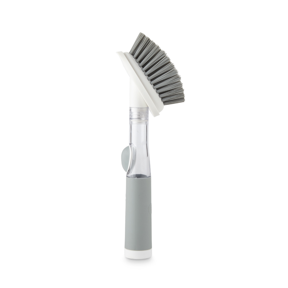 Customer Order Soap Dispensing Kitchen Scrub Brush With BacLock   Side358081 01 